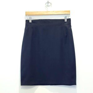 Vertigo Paris Navy Blue Pencil Skirt, Size 12, EUC